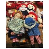 Raggedy Ann & Andy dolls