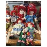 Raggedy Ann & Andy dolls
