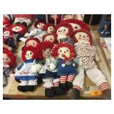 Raggedy Ann & Andy dolls