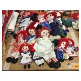 Raggedy Ann & Andy dolls