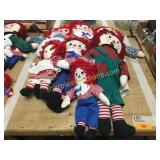 Raggedy Ann & Andy dolls