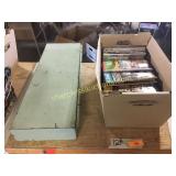 Magazines, metal organizer