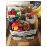 Toys, art supplies