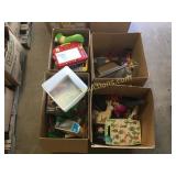 Pallet of toys, household items