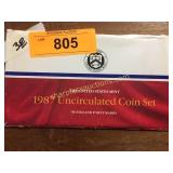 U.S. Mint 1987 Uncirculated Coin Set