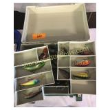 Tackle box, lures