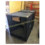 Empty bass cabinets