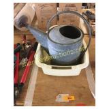 Watering can, footbath