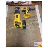 DeWalt drill, DeWalt reciprocating saw