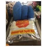 Sleeping bag, universal spill kit