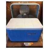 Coleman cooler, fan