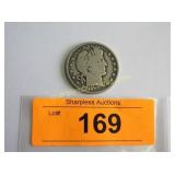 1906 Barber Half dollar