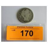 1915 Barber Half dollar