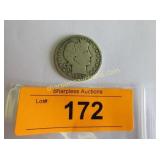 1907 Barber Half dollar