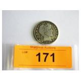 1908 Barber Half dollar