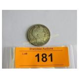 1915 Barber Half dollar