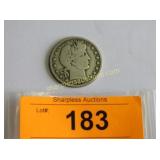 1906 Barber Half dollar