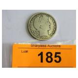 1906 Barber Half dollar