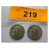 Standing Liberty quarters