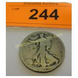 1919 Walking Liberty Half dollar