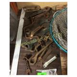 Old tools, metal handles