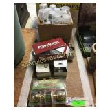 Door knobs, grout sealer, misc