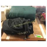 Sleeping bag, inflatable item