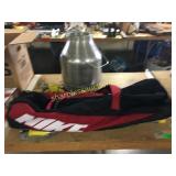 Golf bag, ss bucket, fold up cart