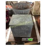 Vintage milkbox, bucket