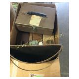 Cash/file boxes, misc