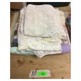 Quilts, table linens