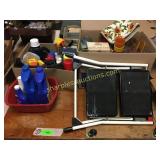 Step stool, rolling stand, household items
