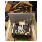 Shoe polishing items, kitchen items