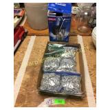 Light fixture, nails