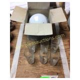 Ligh fixture, glasses