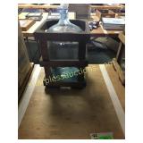 Water jar and wood crate