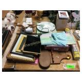 Picture frames, household items