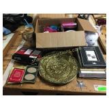 Crockpot, picture frames, misc