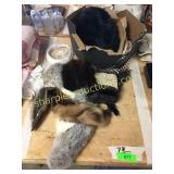 Fur hats, fur pieces, misc