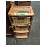 Wicker organizer