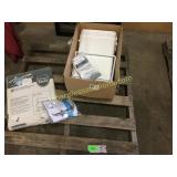 Faucet, toilet seat, trash cans