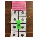 8 Brilliant Uncirculated Roosevelt dimes