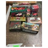 Texaco firetrucks and cars
