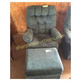 Easy chair and ottoman