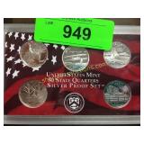 US Mint 50 State Quarters Silver Proof set