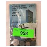 5 Genuine Coins from 5 Countries UN