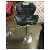 Black bar stool