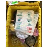 Household items, quantity 4, totes not included