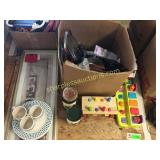 Pots & pans, household items, toys