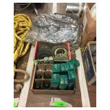 Plastic organizers, grinder disks, sealant